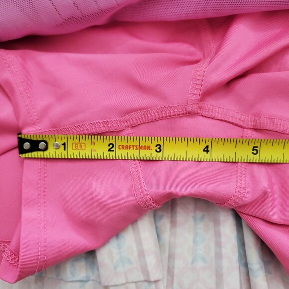 Lucky In Love Women's Pleated Scallop Tennis Pickleball Layered Skort - X-Large - Picture 11 of 13